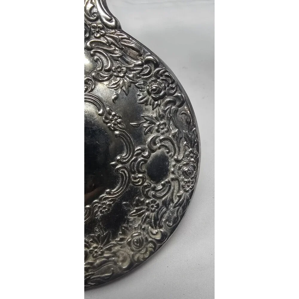 Vtg Silverplate Vanity Set 8